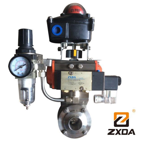 衛(wèi)生級氣動(dòng)蝶閥(快裝蝶閥)