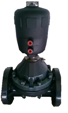 法蘭式UPVC氣動隔膜閥